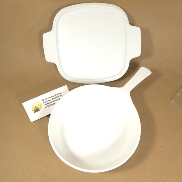 Corning Ware Yellow Floral Bouquett Bundle #A-1-B Casserole Dish #P-83-B Skillet - Picture 6 of 9